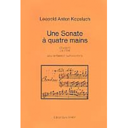 Sonate op.10 : für Klavier zu 4 Händen - Leopold Anton Kozeluch
