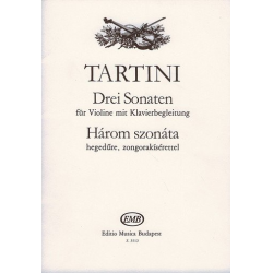 3 Sonaten für Violine und Klavier - Giuseppe Tartini