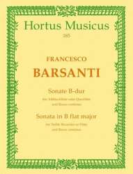 Sonate B-Dur : für Altblockflöte - Francesco Barsanti