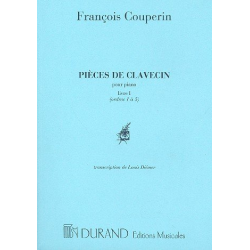 Pieces de clavecin livre 1 ordres 1-5 : - Francois Couperin