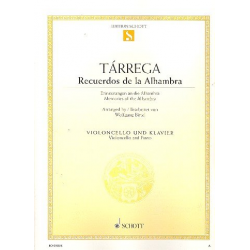 Recuerdos de la Alhambra : für Violoncello - Francisco Tarrega / Arr. Wolfgang Birtel