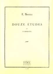 12 études : pour clarinette - Eugène Bozza