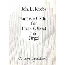 Fantasie C-Dur für Flöte (Oboe) und Orgel - Johann Ludwig Krebs