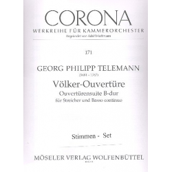 Völker-Ouvertüre TWV55:B5 (Streicherstimmensatz) - Georg Philipp Telemann / Arr. Adolf Hoffmann