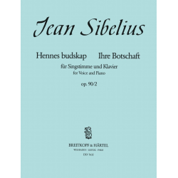 Ihre Botschaft op.90,2 : - Jean Sibelius