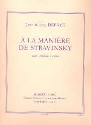 A la Manière de Stravinsky - Jean-Michel Defaye