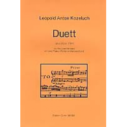Duett op.8 : für Klavier (Cembalo) - Leopold Anton Kozeluch