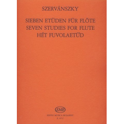 7 Etüden für Flöte solo - Endre Szervánsky