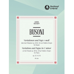 Variationen und Fuge op. 22 K 213 - Ferruccio Busoni