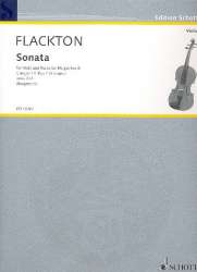 Sonata c major op.2,4 : for viola - William Flackton