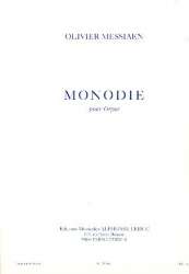 Monodie : pour orgue - Olivier Messiaen