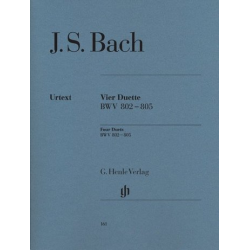 4 Duette BWV802-805 : - Johann Sebastian Bach