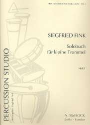 Solobuch für kleine Trommel 1 - Siegfried Fink