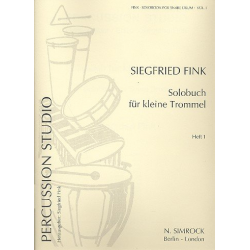 Solobuch für kleine Trommel 1 -Siegfried Fink
