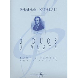 3 Duos op.80 : für 2 Flöten - Friedrich Daniel Rudolph Kuhlau