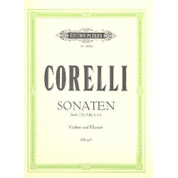 Sonaten op.5 Band 1 (Nr.1,4,8) : - Arcangelo Corelli
