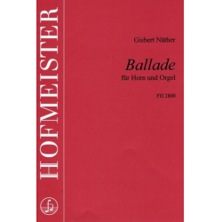 Ballade : für Horn und Orgel -Gisbert Näther
