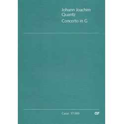 KONZERT G-DUR QV5,178 : FUER - Johann Joachim Quantz