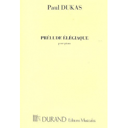 Prélude élégiaque : pour piano - Paul Dukas