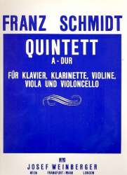 Quintett A-Dur : für Klavier, - Franz Schmidt