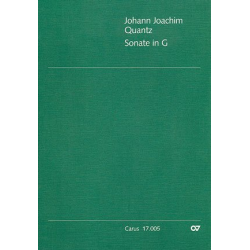 Sonate G-Dur QV1:110 : - Johann Joachim Quantz