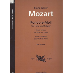 Rondo e-Moll : für Flöte und - Franz Xaver Mozart
