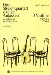 Das Streichquartett zu allen Anlässen Band 2 - Violine 3 (Viola) - Alfred Pfortner