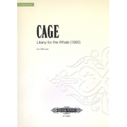 Litany for the Whale : - John Cage