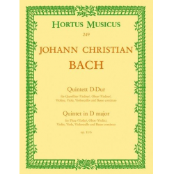 Quintett D-Dur op.11,6 für - Johann Christian Bach