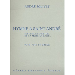 Hymne à Saint André : - André Jolivet