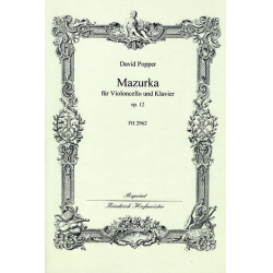 Mazurka op.12 : für Violoncello -David Popper