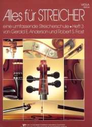 Alles für Streicher Band 3 - (deutsch) - Viola - Gerald Anderson