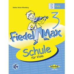Fiedel-Max  für Viola - Schule, Band 3 - Andrea Holzer-Rhomberg