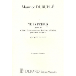 Tu es Petrus op.10 : pour - Maurice Duruflé