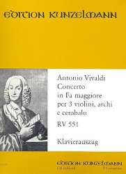 Konzert F-Dur PV278 : für 3 Violinen - Antonio Vivaldi
