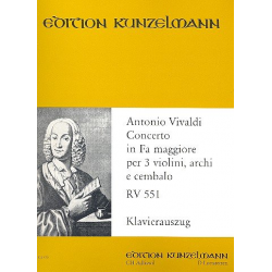 Konzert F-Dur PV278 : für 3 Violinen - Antonio Vivaldi