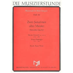 Zwei Sonatinen alter Meister (Klarinetten-Quartett) - Muzio Clementi / Arr. Franz Watz