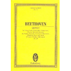 Septett Es-Dur op.20 : für Klarinette, - Ludwig van Beethoven