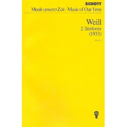 Sinfonie Nr.2 : für Orchester - Kurt Weill