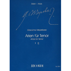 Arien für Tenor Band 2 : für Tenor - Giacomo Meyerbeer