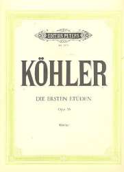 Die ersten Etüden op.50 : - Christian Louis Heinrich Köhler
