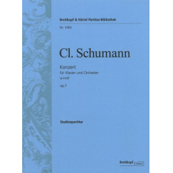 Konzert a-Moll op.7 : - Clara Schumann