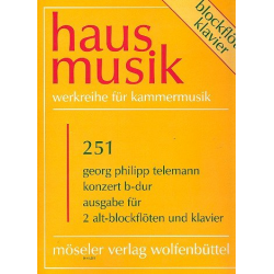 Konzert B-Dur : für -Georg Philipp Telemann