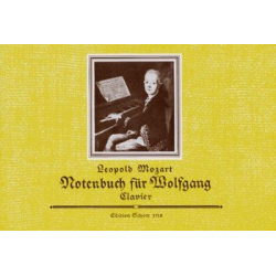 Notenbuch für Wolfgang  (Klavier) -Leopold Mozart