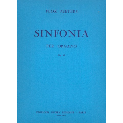 Sinfonia op.48 : per organo - Flor Peeters