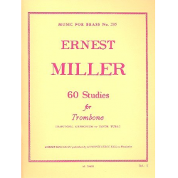 60 Studies : for trombone - Ernest R. Miller