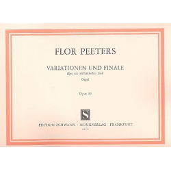 Variationen und Finale op.20 über ein - Flor Peeters