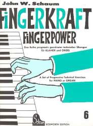 Fingerkraft Band 6 für Klavier/Orgel - John Wesley Schaum