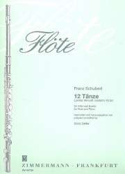 12 Tänze : für Flöte und Klavier - Franz Schubert / Arr. Doris Geller