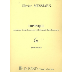 Diptyque : essai sur la vie - Olivier Messiaen